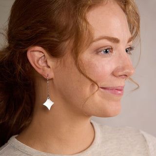 Vintage Silver Lyra - Nickel & Suede