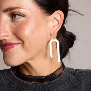 Vintage Silver Nara - Nickel & Suede