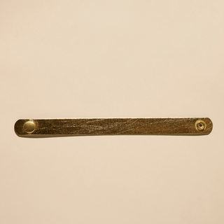 Thin Cuff - Nickel & Suede