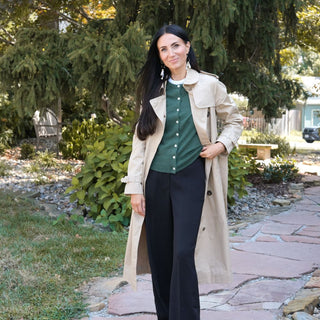 Voila Esti - Nickel & Suede