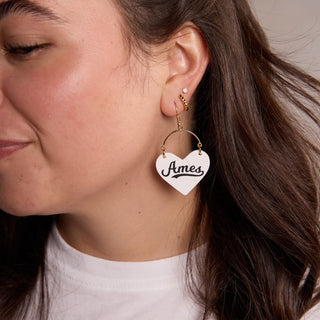 White Ames Lover - Nickel & Suede