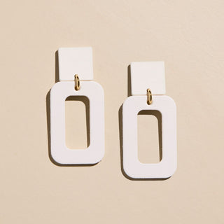 White Logan - Nickel & Suede