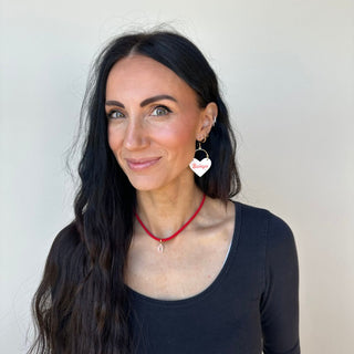 White Ohio State University Buckeyes Lover - Nickel & Suede