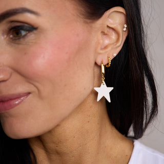 White Tate - Nickel & Suede