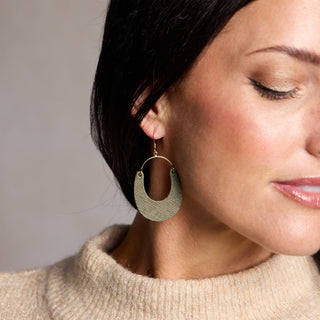 Winter Moss Nadia - Nickel & Suede