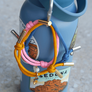 Yellow Cord Bracelet - Nickel & Suede