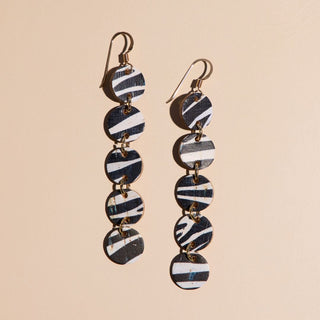 Zebra Cork Sylvie - Nickel & Suede