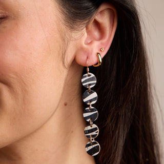 Zebra Cork Sylvie - Nickel & Suede