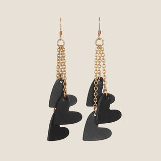 Hammered Gold Gems - Lightweight Statement Earrings – Nickel & Suede