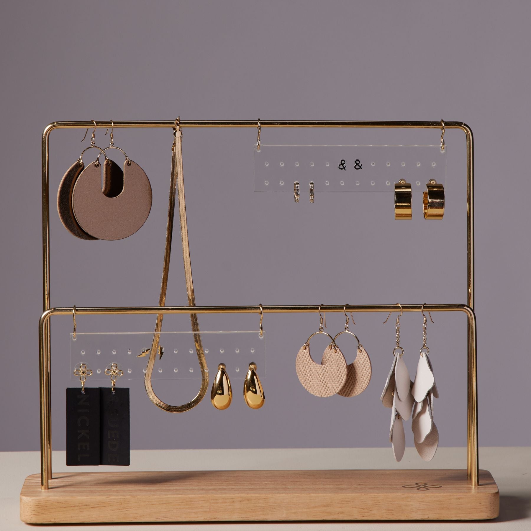 Anko Marble Jewellery Tree | Gold-plated Jewellery Organizer | Classy –  Anko India