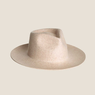 Ivory Zephyr Rancher Hat - Nickel & Suede