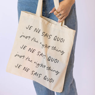 Just The Right Thing Tote Bag - Nickel & Suede