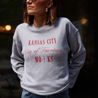 Kansas City Sweatshirt - Nickel & Suede