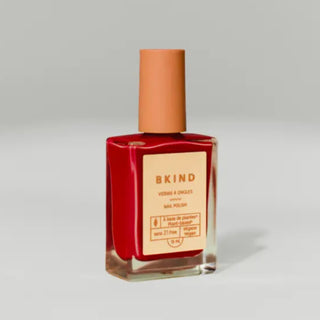 Lady In Red Nail Polish - Nickel & Suede