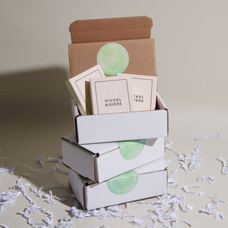 Summer Surprise Box - Nickel & Suede