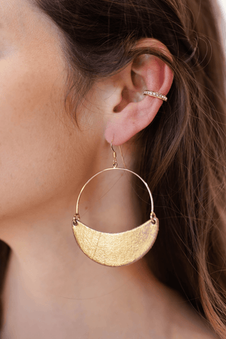 Vintage Bronze Asters - Nickel & Suede