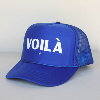 Voilà Trucker Hat - Nickel & Suede